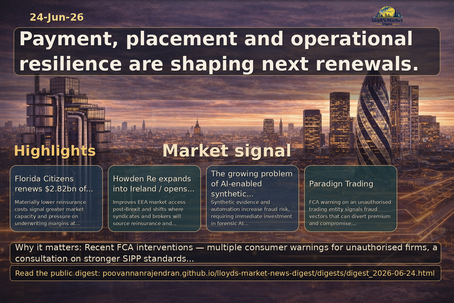 LinkedIn digest visual summary for 2026-06-24