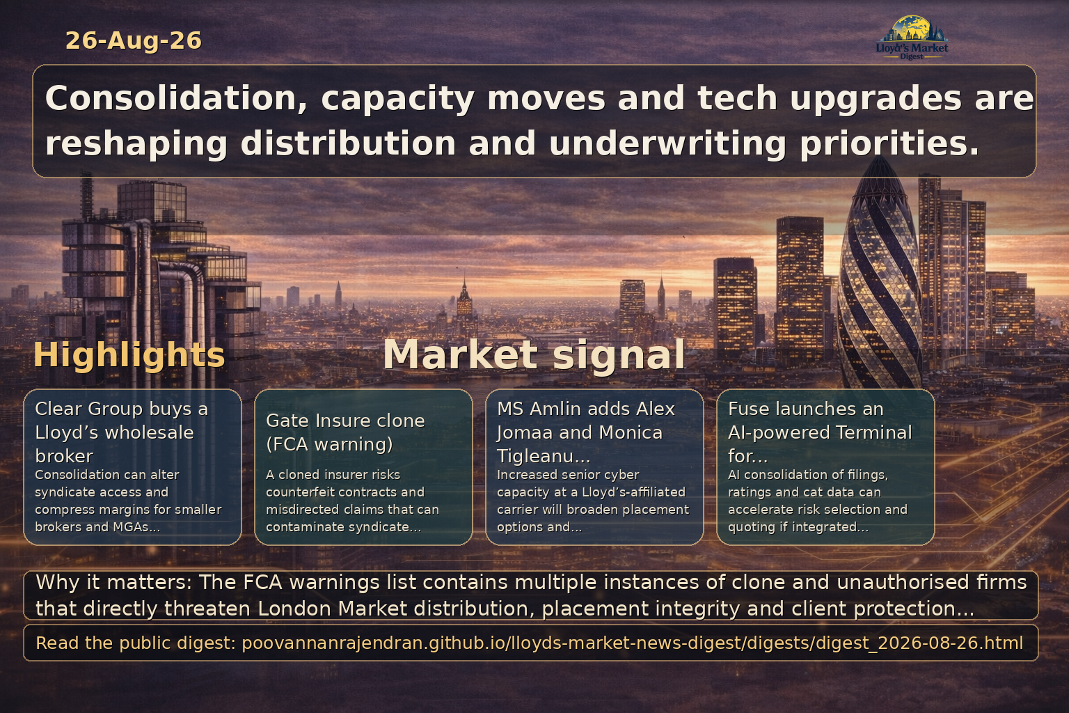 LinkedIn digest visual summary for 2026-08-26